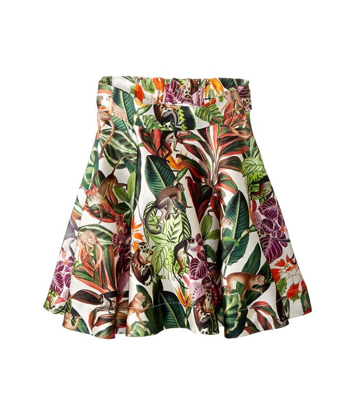 Oscar De La Renta Childrenswear - Mikado Jungle Monkeys New Skirt