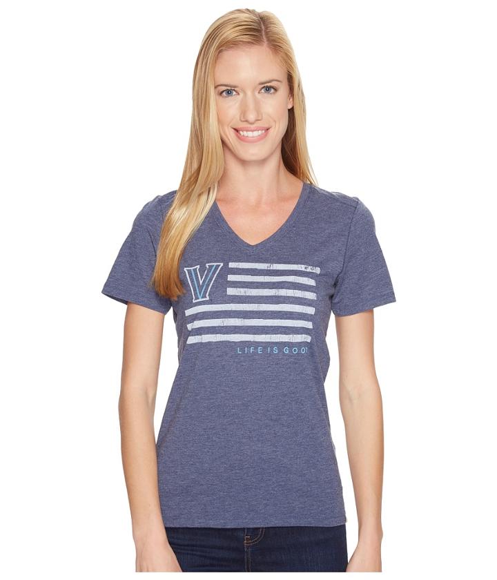 Life Is Good - Villanova Wildcats Team Flag Cool Vee