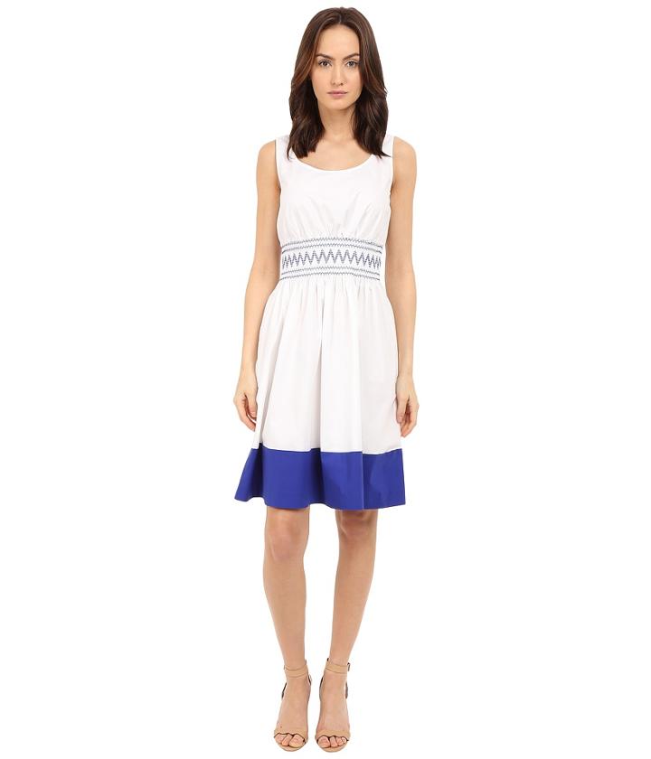 Kate Spade New York - Smocked Poplin Dress