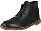 Clarks   Desert Boot  Black Soft Leather    Footwear