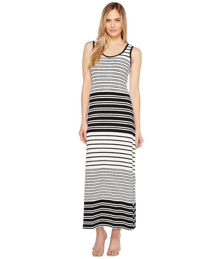 Calvin Klein - Sleevess Stripe Maxi Dress
