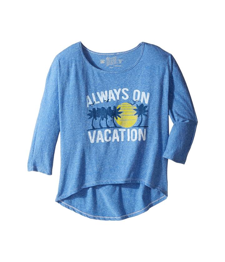 The Original Retro Brand Kids - Always On Vacation 3/4 Dolman Pullover Tee