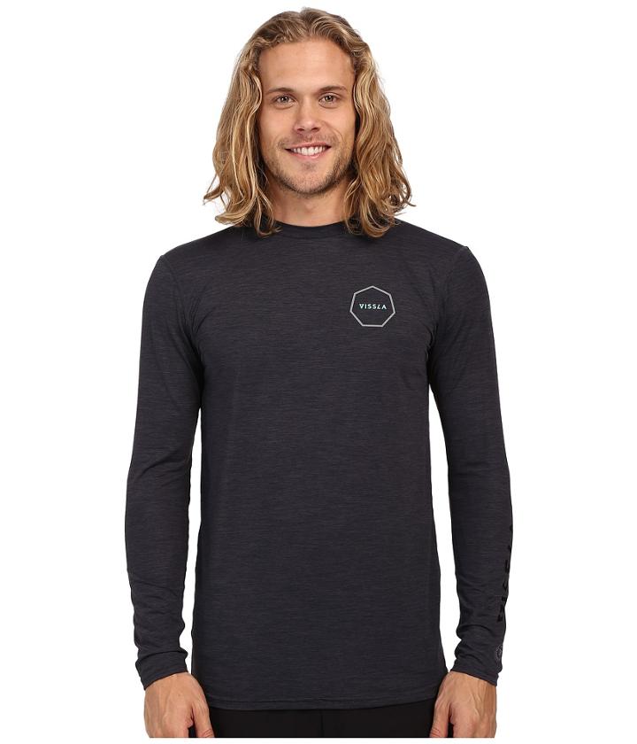 Vissla - Alltime Long Sleeve Heathered Surf Tee Upf 50