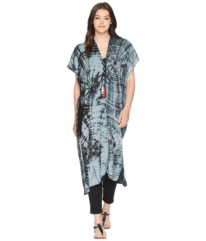 Steve Madden - Showstopper Tie-dye Lace-up Duster