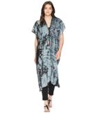 Steve Madden - Showstopper Tie-dye Lace-up Duster