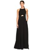 Aidan Mattox - Heat Set Crepe Cut Out Gown
