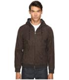 Vince - Leather Zip-up Hoodie