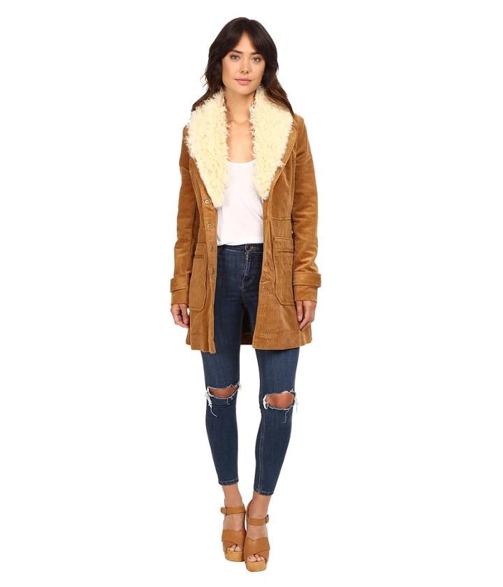Free People - Penny Lane Fur Collar Jacket