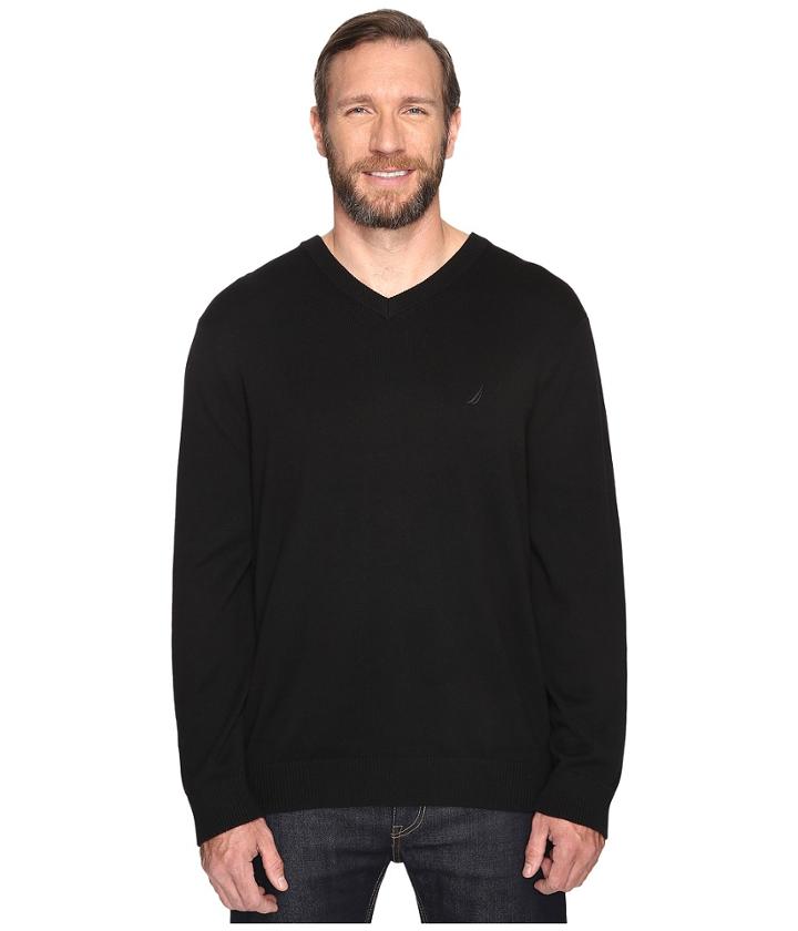 Nautica Big &amp; Tall - Big Tall Basic V-neck Sweater