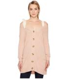 Red Valentino - Oversized Cardigan With Grosgrain Bow