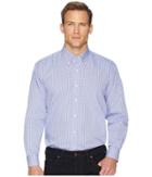 Magna Ready - Long Sleeve Magnetically-infused Check Dress Shirt - Spread Collar