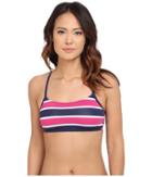 Tommy Bahama - Nautical Crop Bra W/ Cross Back