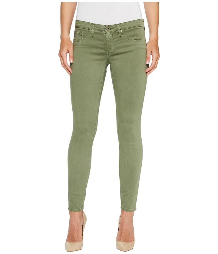 Ag Adriano Goldschmied - Leggings Ankle In Sulfur Harvest Olive