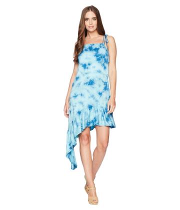 Green Dragon - Crystal Forest Clementine Asymmetrical Midi Dress