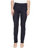 Nydj Petite - Petite Size Sheri Slim Leg Denim In Dark Enzyme