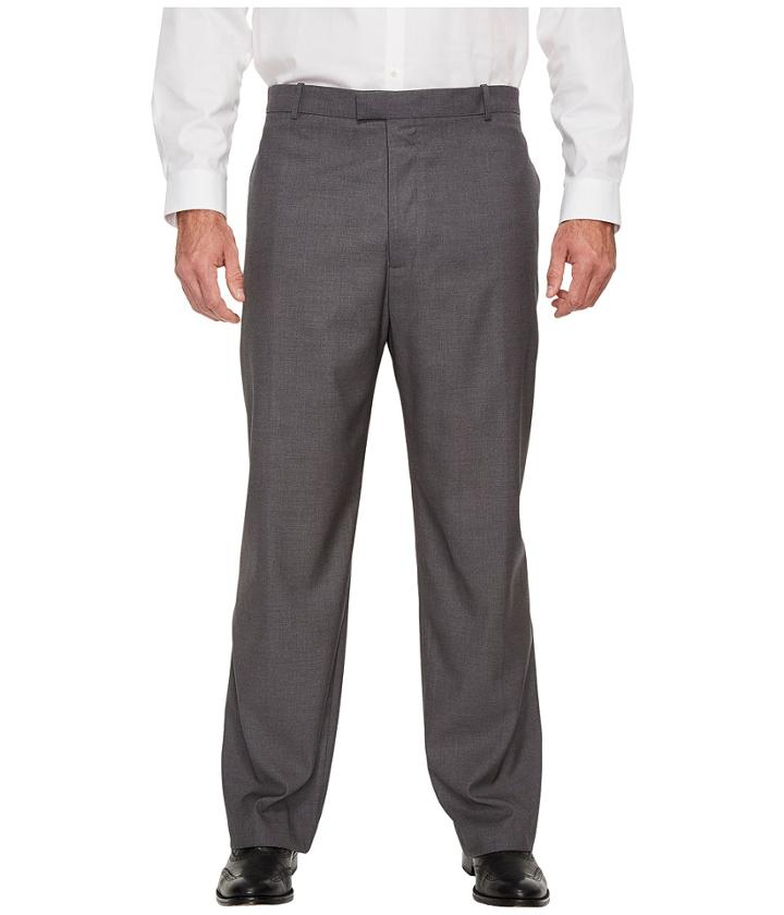 Perry Ellis Portfolio - Big And Tall Bengaline Portfolio Dress Pants