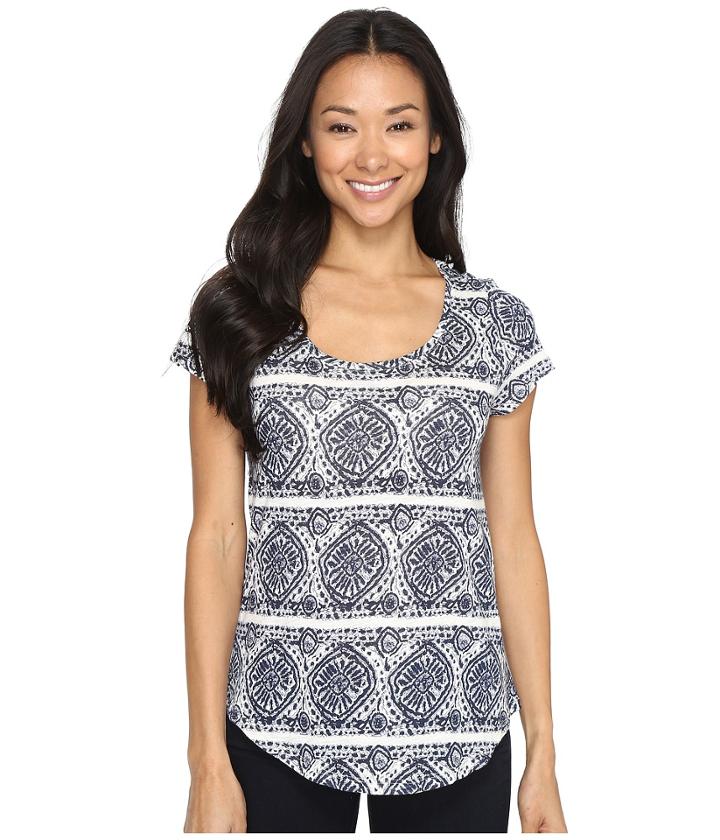 Lucky Brand - Geo Striped Tee