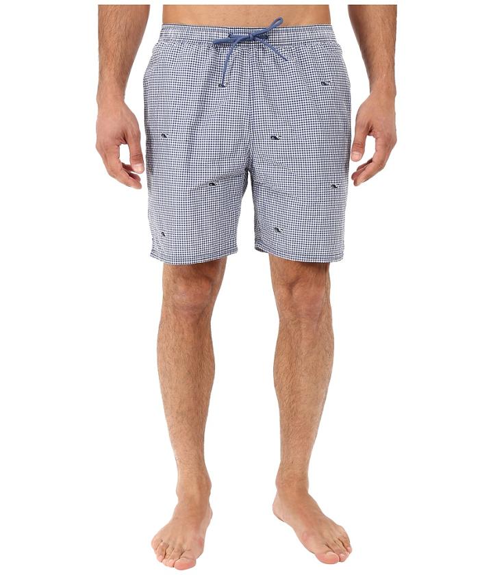 Vineyard Vines - Micro Gingham 5 Bungalow Shorts