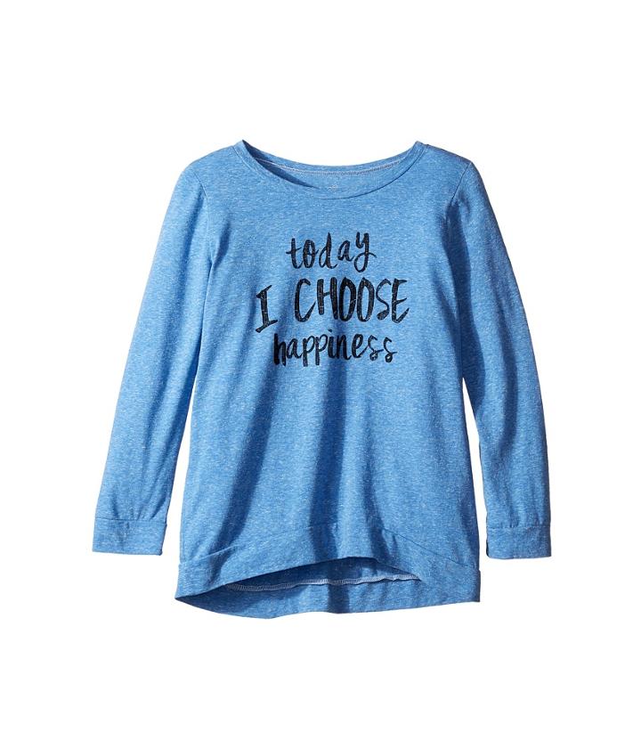 The Original Retro Brand Kids - Today I Choose Happiness Tri-blend Pullover