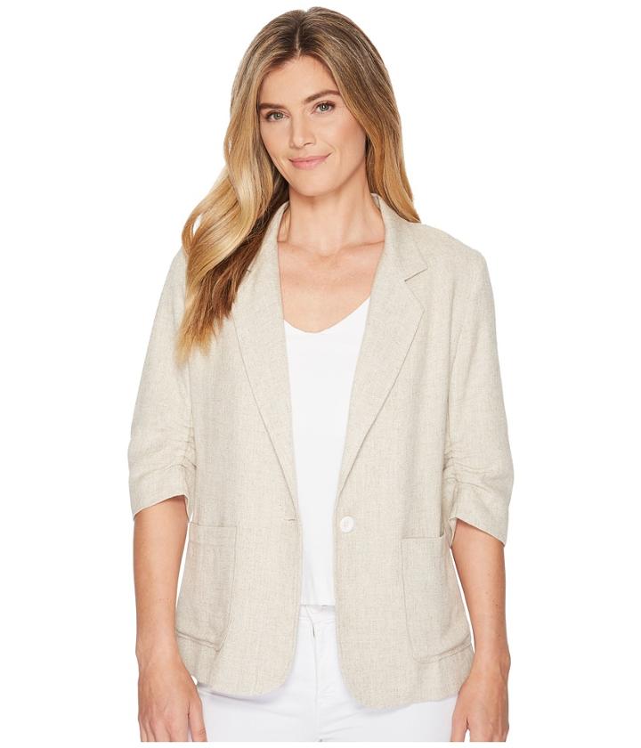 Karen Kane - Ruched Sleeve Jacket