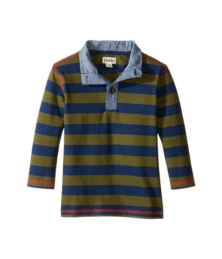 Hatley Kids - Farm Stripe Mock Neck