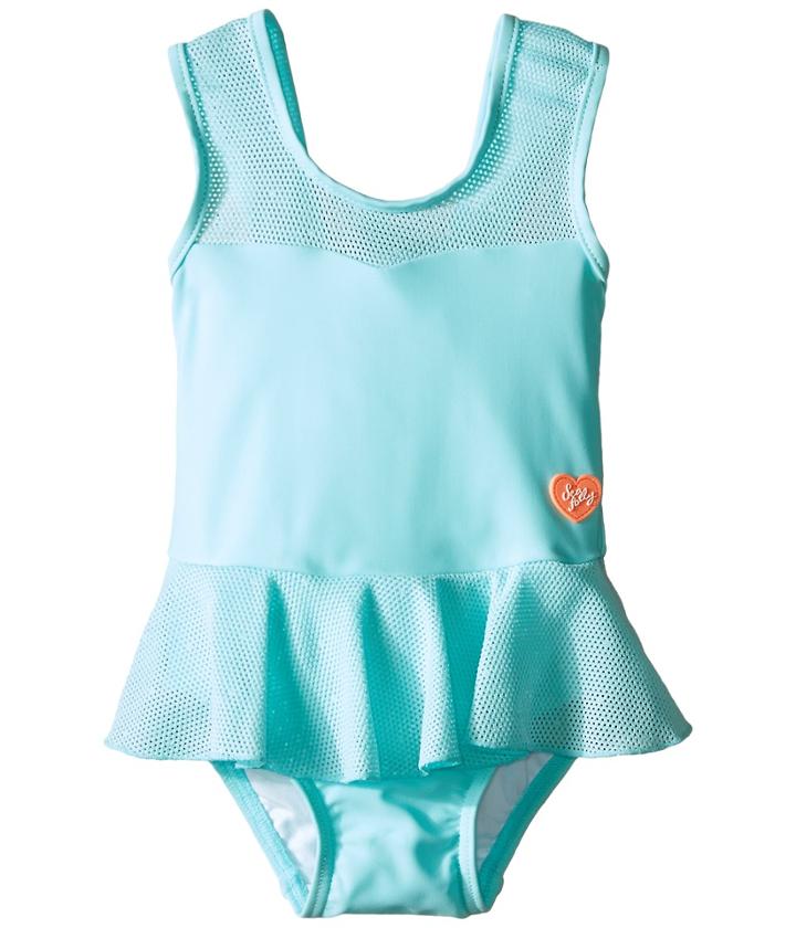 Seafolly Kids - Peek A Boo Peplum Tank Top