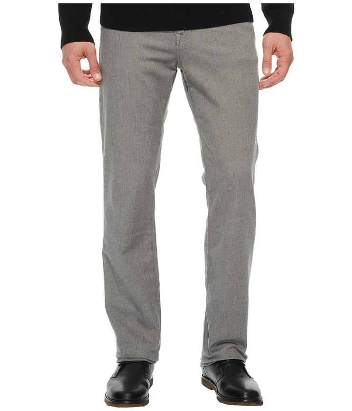 34 Heritage - Charisma Relaxed Fit In Grey Winter Twill