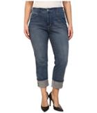 Nydj Plus Size - Plus Size Lorena Skinny Boyfriend Capri In Heyburn