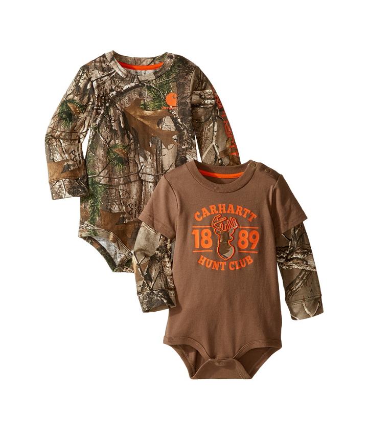 Carhartt Kids - Long Sleeved Camo Body Shirt 2-pack
