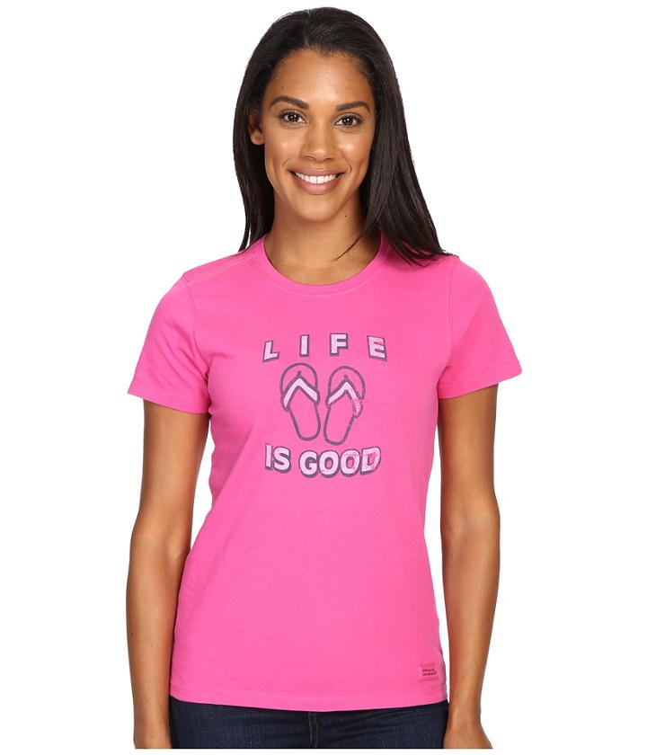 Life Is Good - Flip Flops Crusher Tee