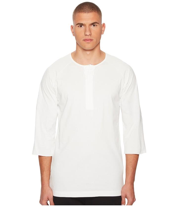 Adidas Y-3 By Yohji Yamamoto - Stripe Henley Tee