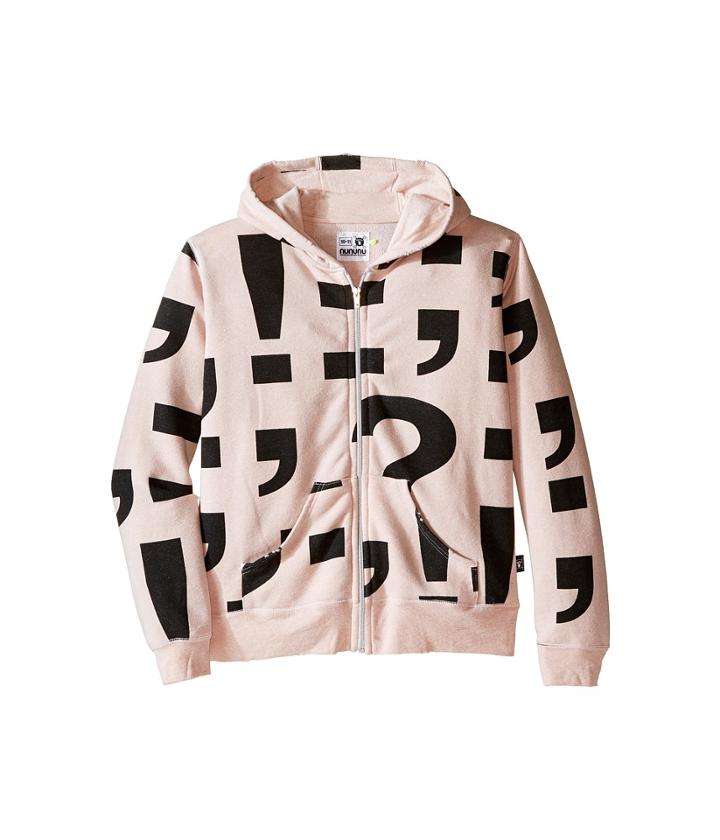 Nununu - Extra Soft Punctuation Screen Zip Hoodie