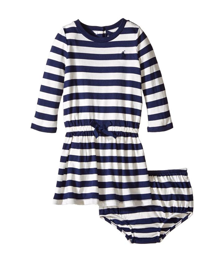 Ralph Lauren Baby - Tri-blend Jersey Stripe Dress