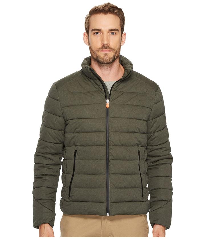 Save The Duck - Short Heather Solid Stretch Coat
