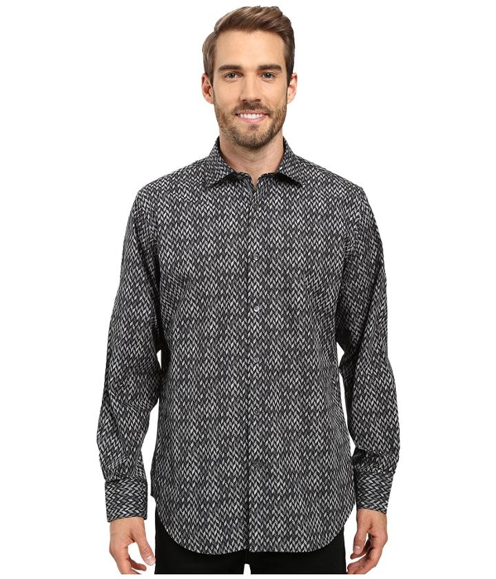 Bugatchi - Brizio Long Sleeve Woven Shirt