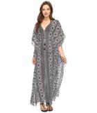 Tommy Bahama - Geo Relief Ankle Length Tunic Cover-up