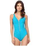 Miraclesuit - Solid Ziptress One-piece