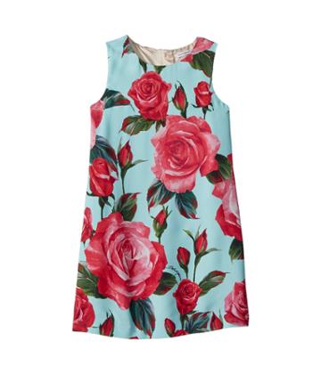 Dolce &amp; Gabbana Kids - Rose Print Dress