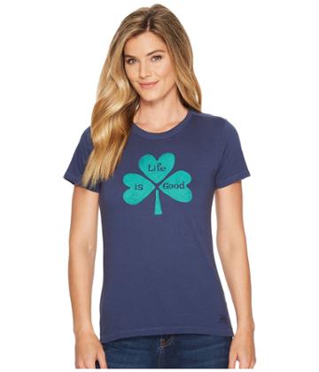 Life Is Good - Hearts Clover Crusher Tee