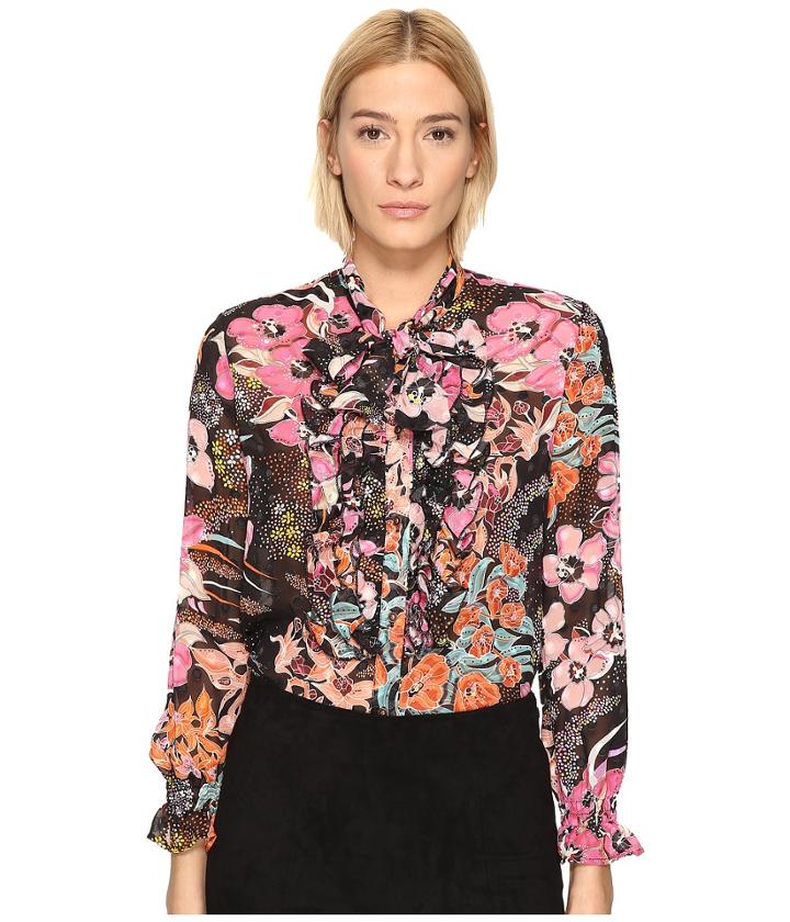 Just Cavalli - Flower Power Print Long Sleeve Shirt