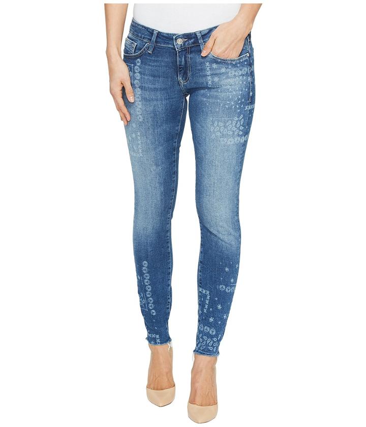 Mavi Jeans - Serena Low Rise Ankle Skinny In Flower Laser