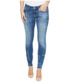 Mavi Jeans - Serena Low Rise Ankle Skinny In Flower Laser