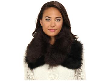 Ugg Linde Snood With Leather Trim