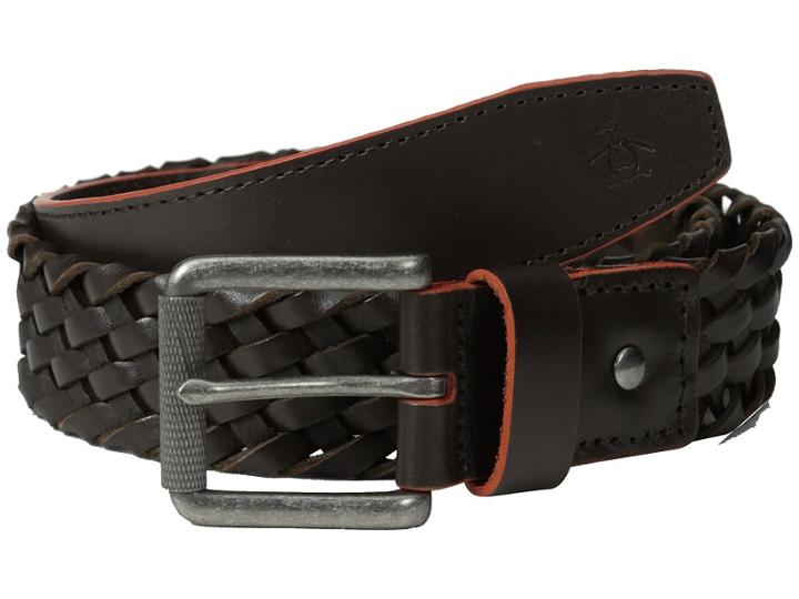 Original Penguin - Braided Leather Belt