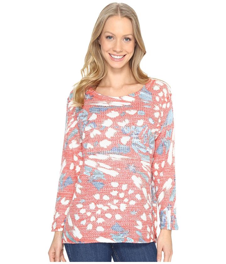 Nally &amp; Millie - Red Multi Thermal Top