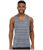 Nike - Dri-fit Cool Tailwind Stripe Running Tank Top