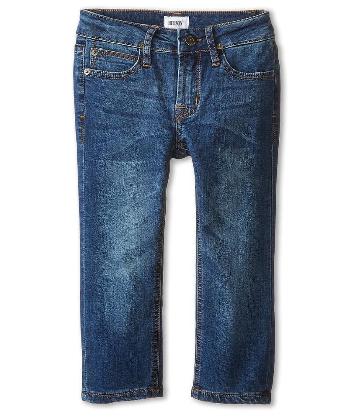 Hudson Kids - Parker French Terry Straight Leg In Blue Collar