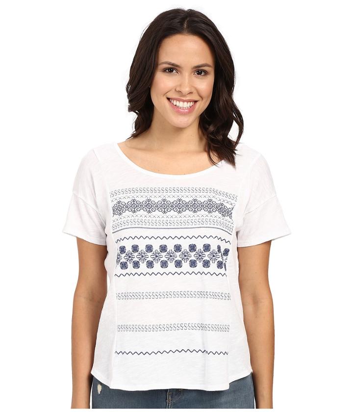 Mavi Jeans - Scoop Back Embroidered Top