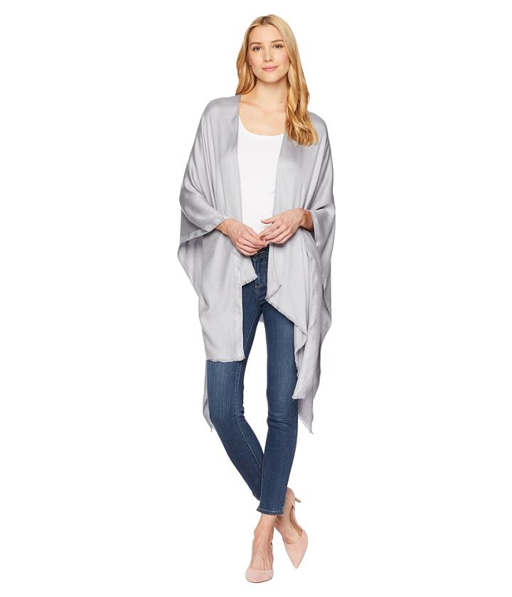 Calvin Klein - Satin Shawl W/ Lurex Border