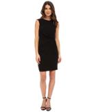 Donna Morgan - Short Sleeve Rouched Side Jersey Dress